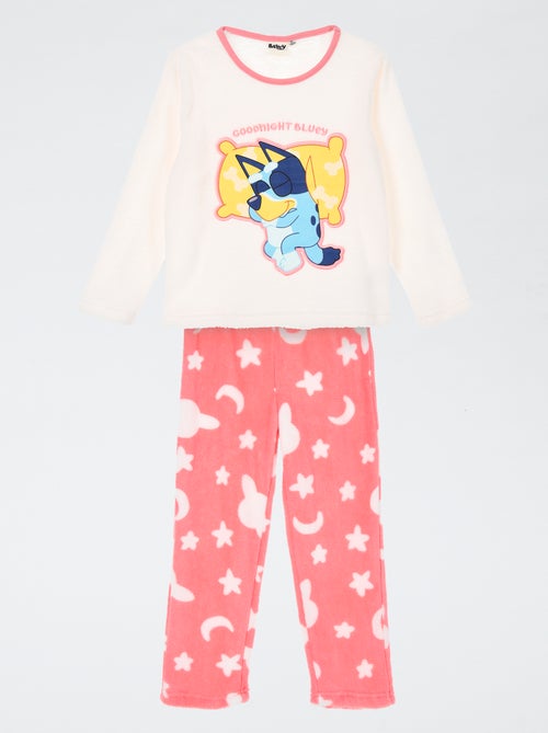 Conjunto de pijama 'Bluey' em polar - 2 peças - Kiabi