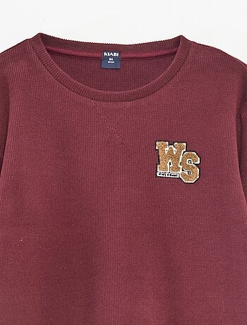 Conjunto de pijama top + calças de moletom