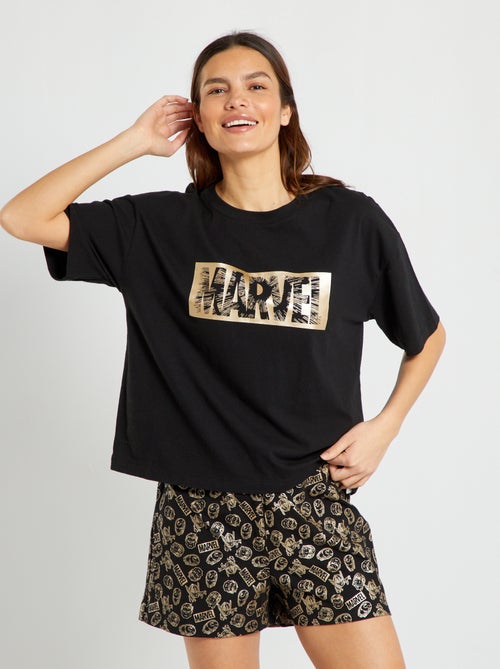 Conjunto de pijama-calção 'Marvel' - 2 peças - Kiabi