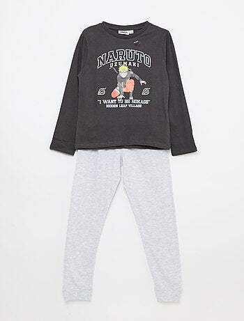 Conjunto de pijama calças + t-shirt 'Naruto' - 2 peças