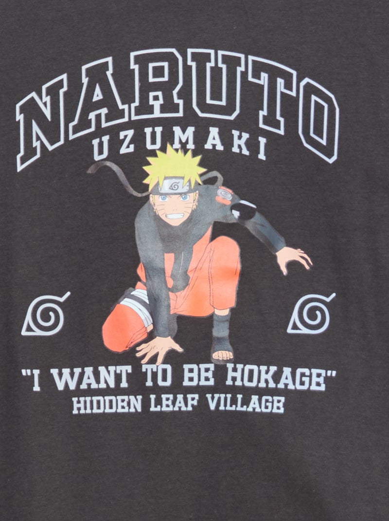 Conjunto de pijama calças + t-shirt 'Naruto' - 2 peças Preto - Kiabi