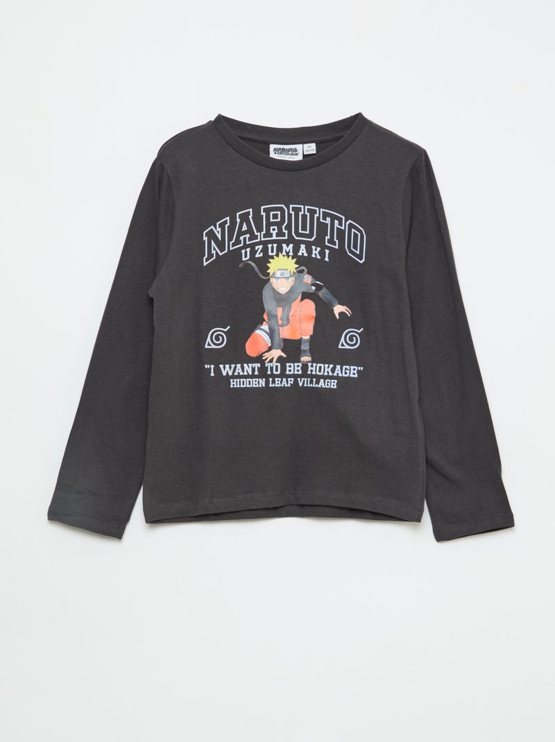 Conjunto de pijama calças + t-shirt 'Naruto' - 2 peças Preto - Kiabi
