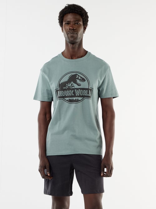 Conjunto de pijama calções + t-shirt 'Jurassic World' - 2 peças - Kiabi