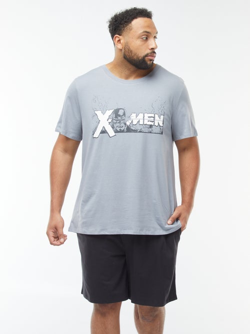 Conjunto de pijama calções + t-shirt 'X-MEN' 'Marvel' - 2 peças - Kiabi