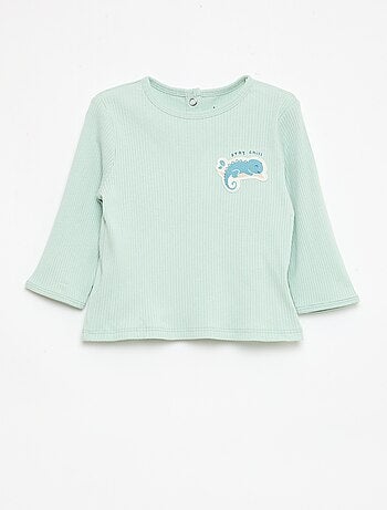 Conjunto de pijama chill em jersey de algodão