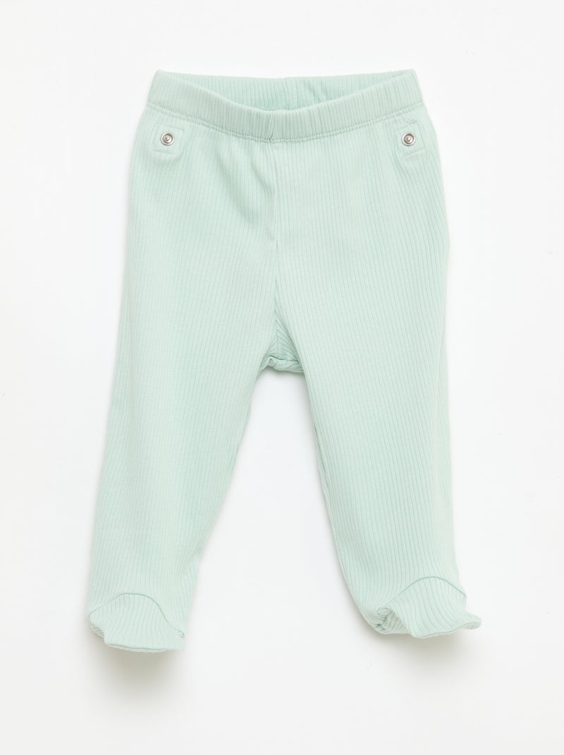 Conjunto de pijama chill em jersey de algodão Azul - Kiabi
