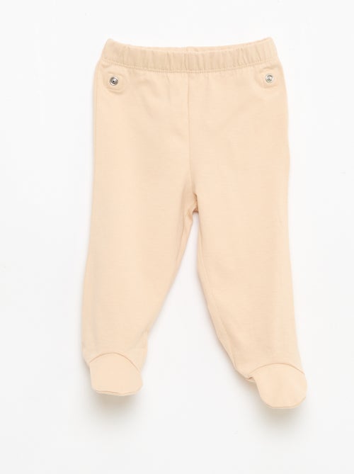 Conjunto de pijama chill em jersey de algodão - Kiabi