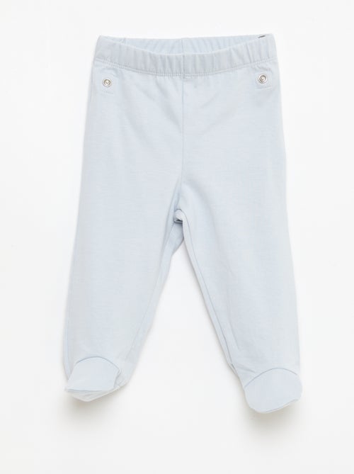 Conjunto de pijama chill em jersey de algodão - Kiabi