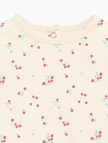 Conjunto de pijama chill em jersey de algodão