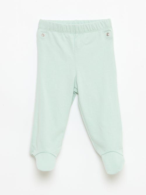 Conjunto de pijama chill em jersey de algodão - Kiabi