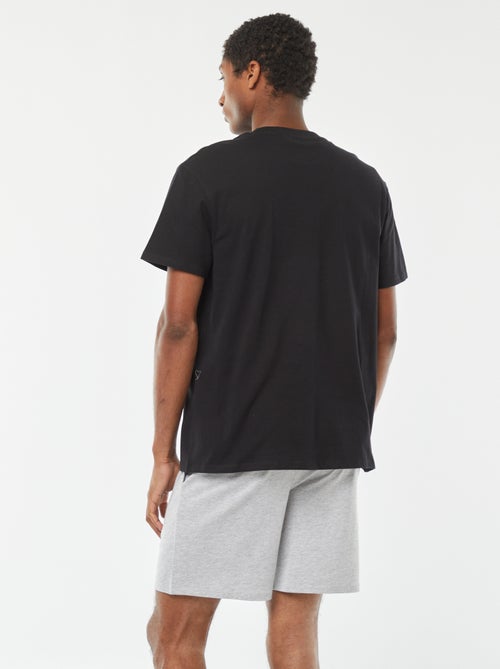 Conjunto de pijama com calções + t-shirt 'AC/DC' - 2 peças - Kiabi