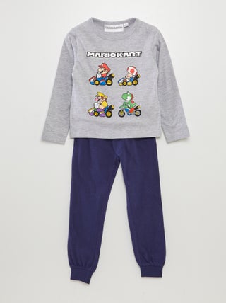 Conjunto de pijama com estampado 'Mario' - 2 peças