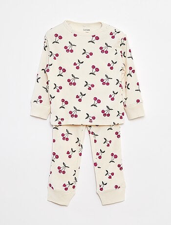 Conjunto de pijama com t-shirt + calças - 2 peças