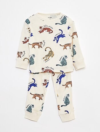 Conjunto de pijama com t-shirt + calças - 2 peças