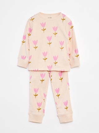 Conjunto de pijama com t-shirt + calças  - 2 peças