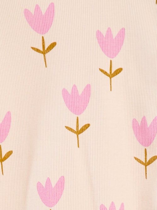 Conjunto de pijama com t-shirt + calças  - 2 peças - Kiabi