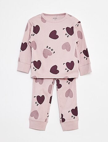Conjunto de pijama com t-shirt + calças - 2 peças