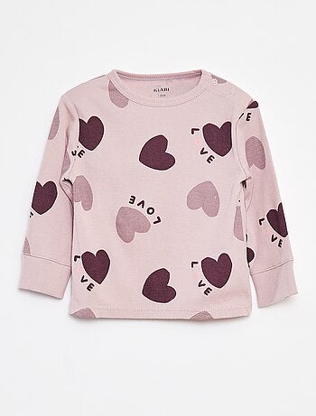 Conjunto de pijama com t-shirt + calças - 2 peças