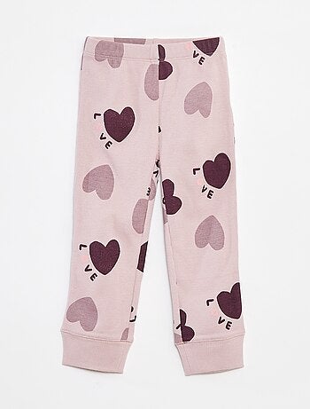 Conjunto de pijama com t-shirt + calças - 2 peças