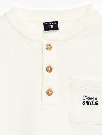 Conjunto de pijama comprido - 2 peças