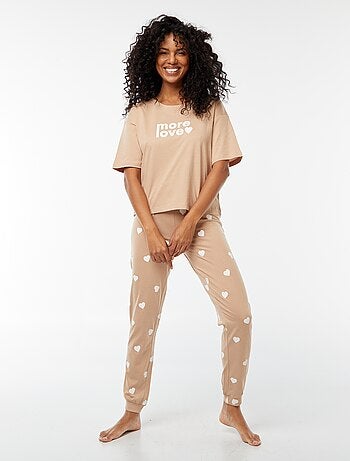 Conjunto de pijama comprido - 2 peças