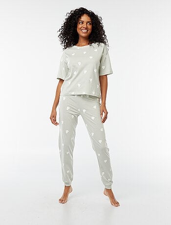 Conjunto de pijama comprido - 2 peças