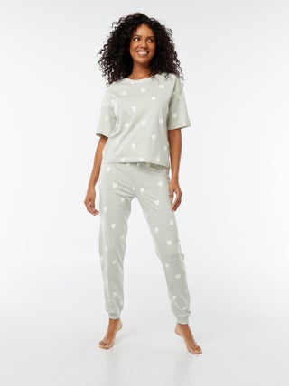 Conjunto de pijama comprido - 2 peças