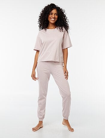 Conjunto de pijama comprido - 2 peças
