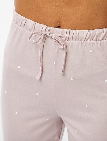 Conjunto de pijama comprido - 2 peças