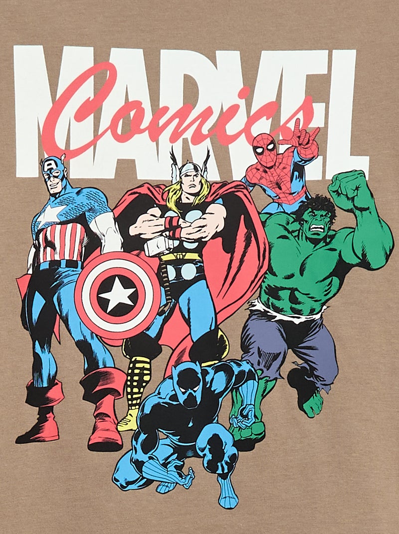 Conjunto de pijama comprido 'Avengers' 'Marvel' - 2 peças Bege - Kiabi