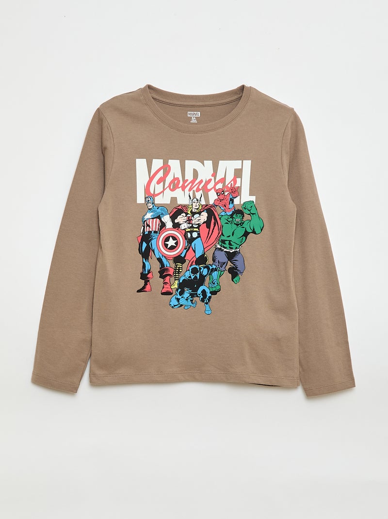 Conjunto de pijama comprido 'Avengers' 'Marvel' - 2 peças Bege - Kiabi