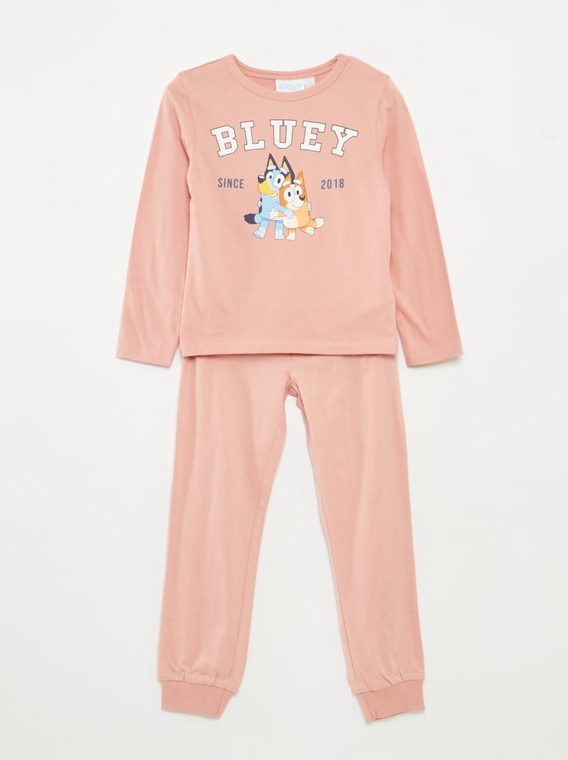 Conjunto de pijama comprido 'Bluey' Rosa - Kiabi