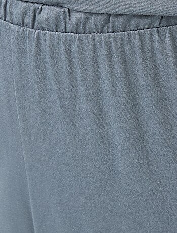 Conjunto de pijama comprido camisa + calças - 2 peças