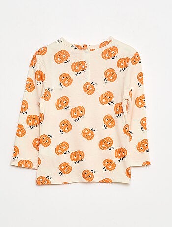 Conjunto de pijama comprido com estampado 'Halloween' - 2 peças