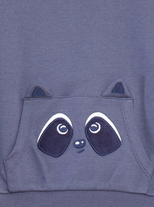 Conjunto de pijama comprido com t-shirt + calças - 2 peças - Kiabi