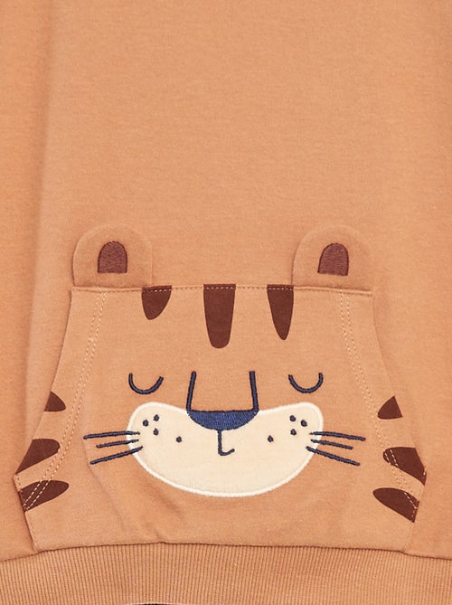 Conjunto de pijama comprido com t-shirt + calças - 2 peças - Kiabi