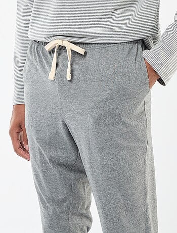 Conjunto de pijama comprido com t-shirt + calças - 2 peças