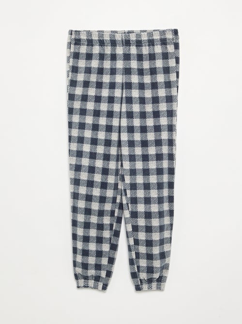 Conjunto de pijama comprido de polar - 2 peças - Kiabi Conjunto de pijama comprido de polar - 2 peças - Kiabi