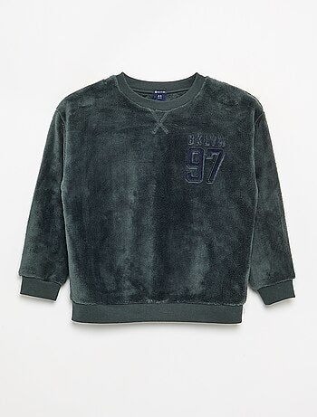 Conjunto de pijama comprido de polar - 2 peças