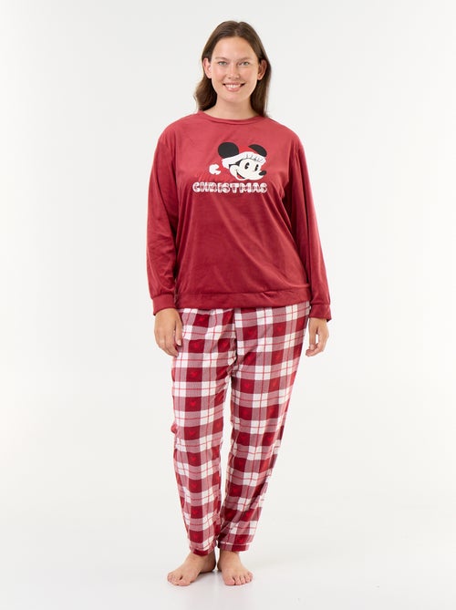 Conjunto de pijama comprido de polar 'Disney' 'Minnie' - 2 peças - Kiabi