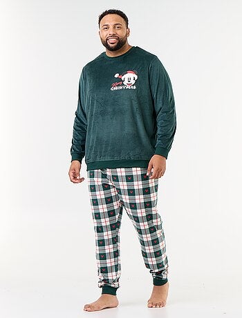 Conjunto de pijama comprido de polar 'Mickey' 'Disney' - 2 peças