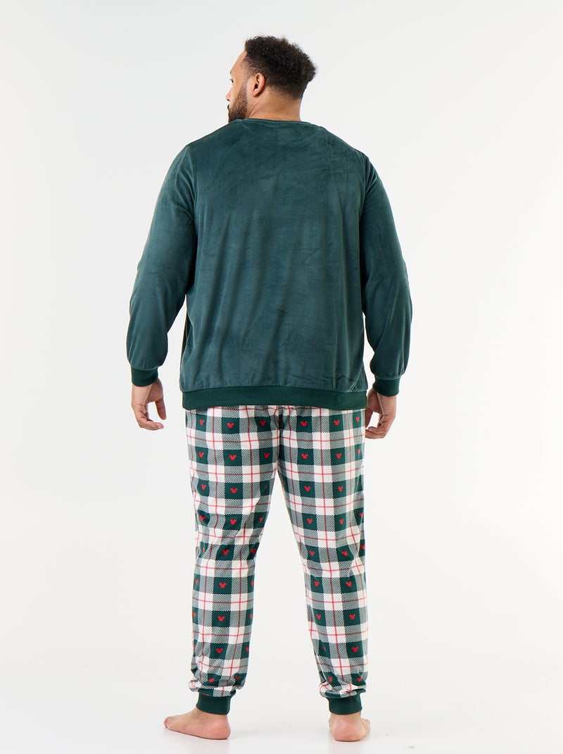 Conjunto de pijama comprido de polar 'Mickey' 'Disney' - 2 peças Azul - Kiabi