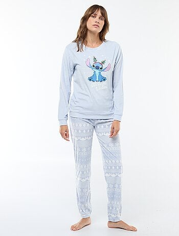 Conjunto de pijama comprido em veludo 'Pampan' 'Disney' - 2 peças