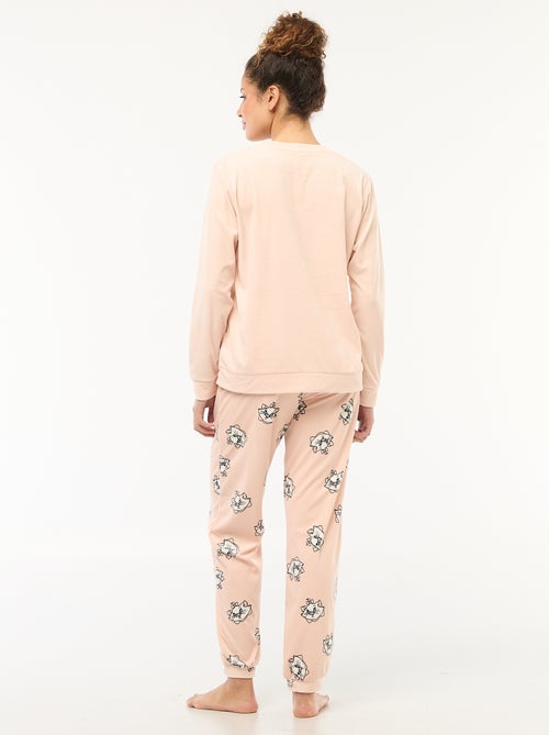 Conjunto de pijama comprido de veludo 'Pampan' 'Disney' - 2 peças - Kiabi