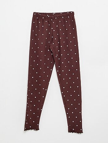 Conjunto de pijama comprido em malha pointelle - 2 peças