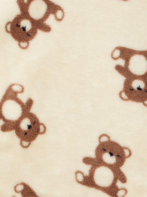 Conjunto de pijama comprido em polar - 2 peças - Kiabi