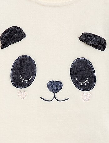 Conjunto de pijama comprido em polar - 2 peças