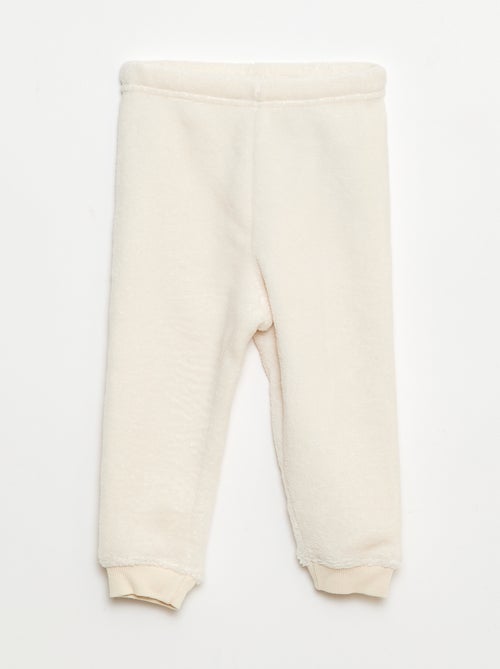 Conjunto de pijama comprido em polar - 2 peças - Kiabi