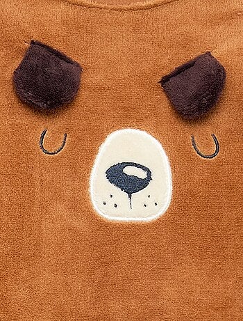 Conjunto de pijama comprido em polar - 2 peças