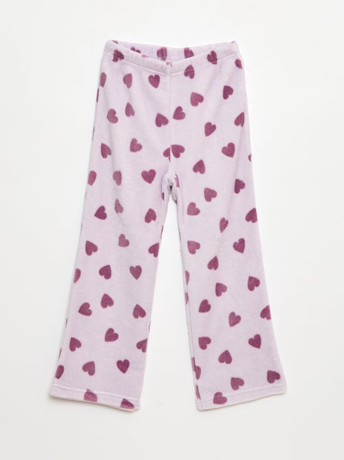 Conjunto de pijama comprido em polar 'Stitch' 'Disney' - 2 peças - Kiabi